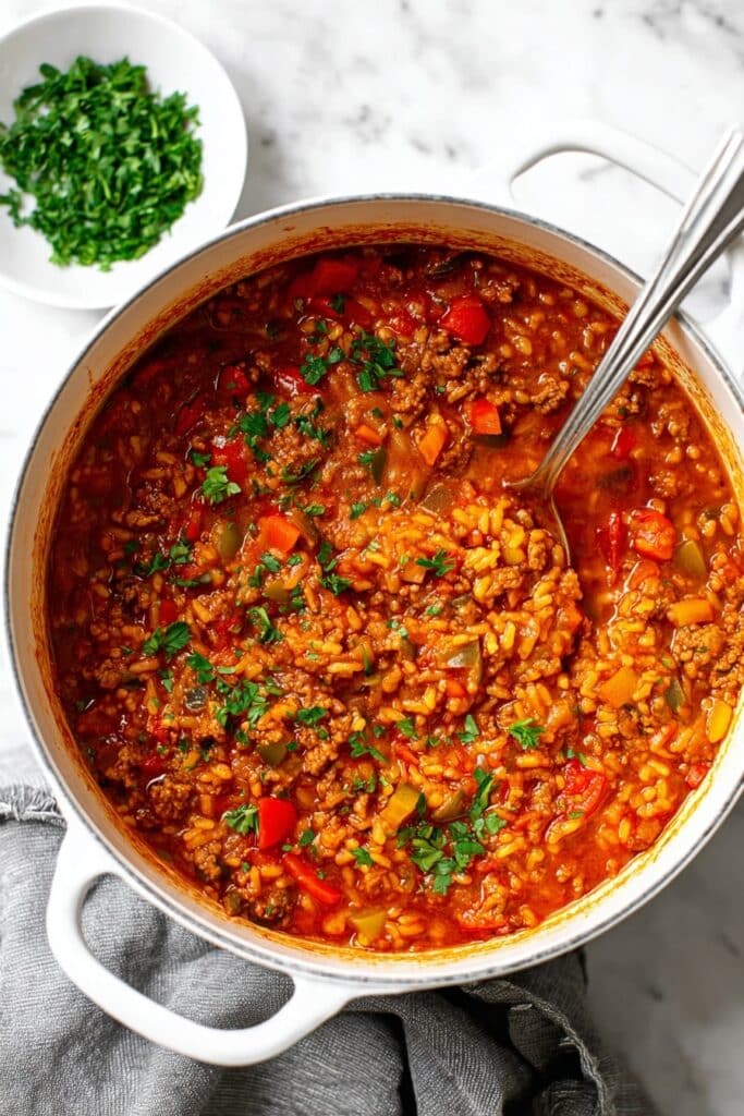 Hearty Stuffed Pepper Soup Recipe