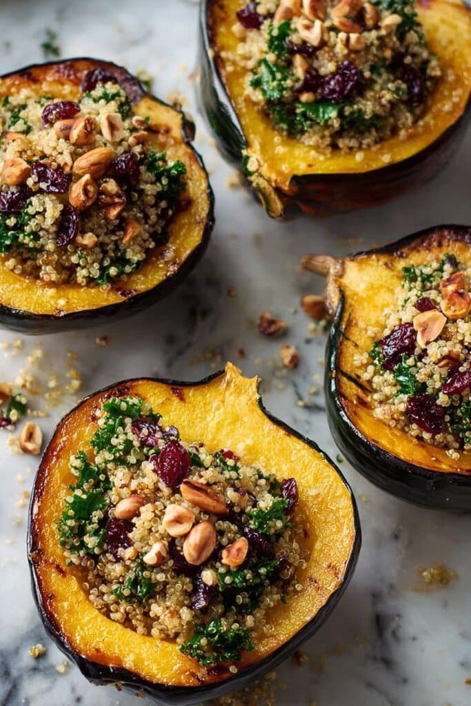 Quinoa Stuffed Acorn Squash Recipe