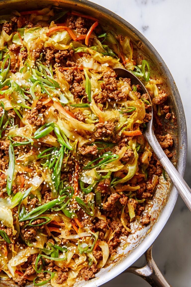 Easy Egg Roll Bowls with Pork and Veggies Recipe