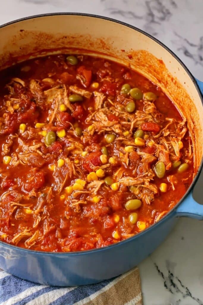 Easy Smoky Brunswick Stew with Pulled Pork Recipe