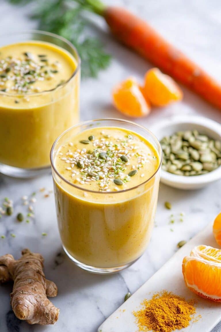 Citrus Carrot Ginger Smoothie Recipe