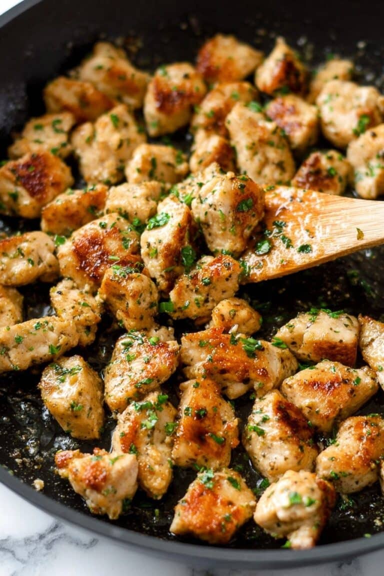 Garlic Butter Chicken Bites Recipe