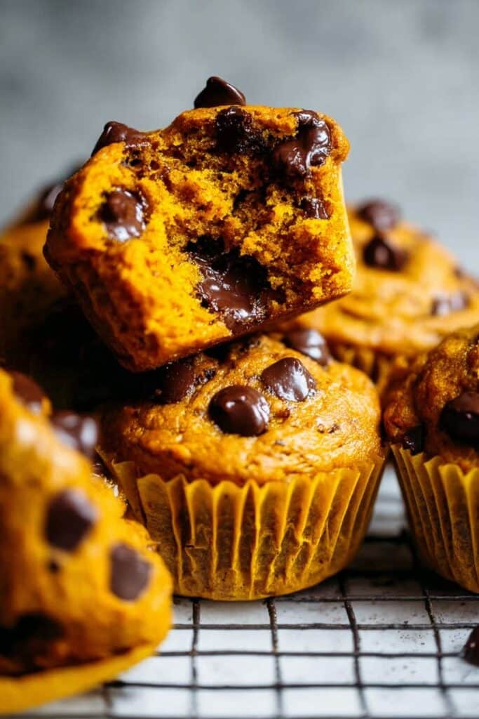 Pumpkin Chocolate Chip Muffins Recipe