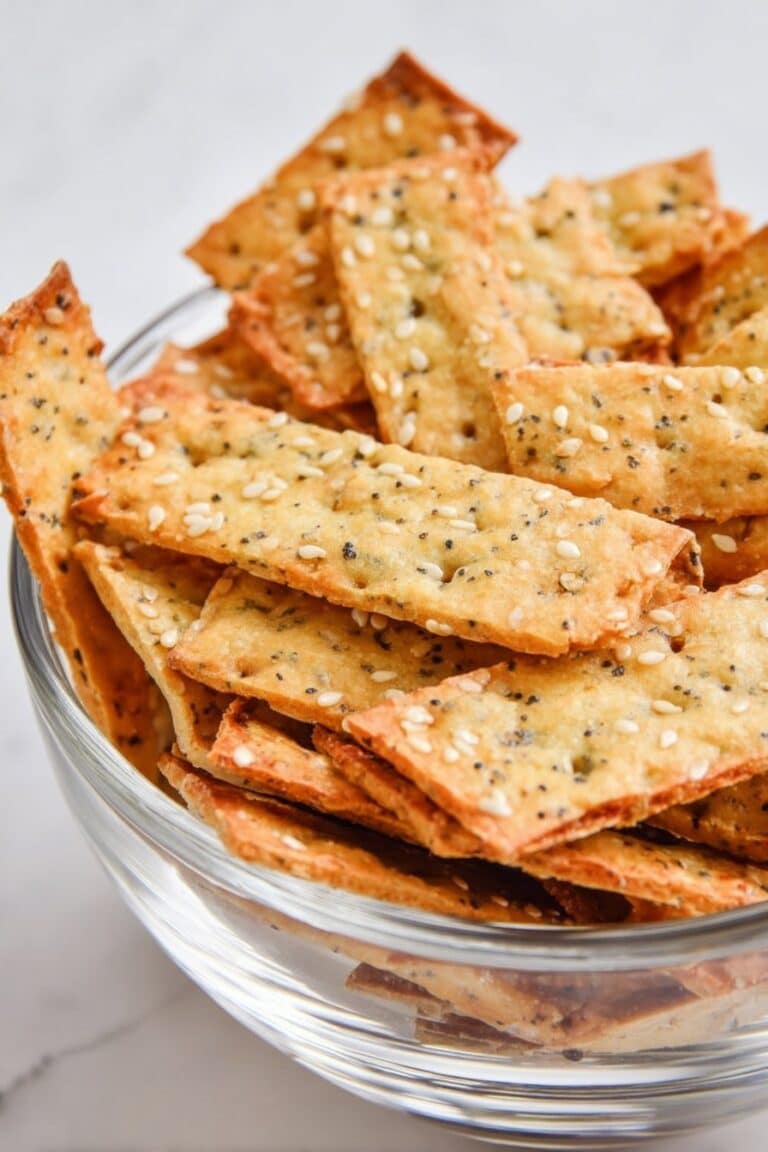Homemade Bagel Seasoning Crackers Recipe