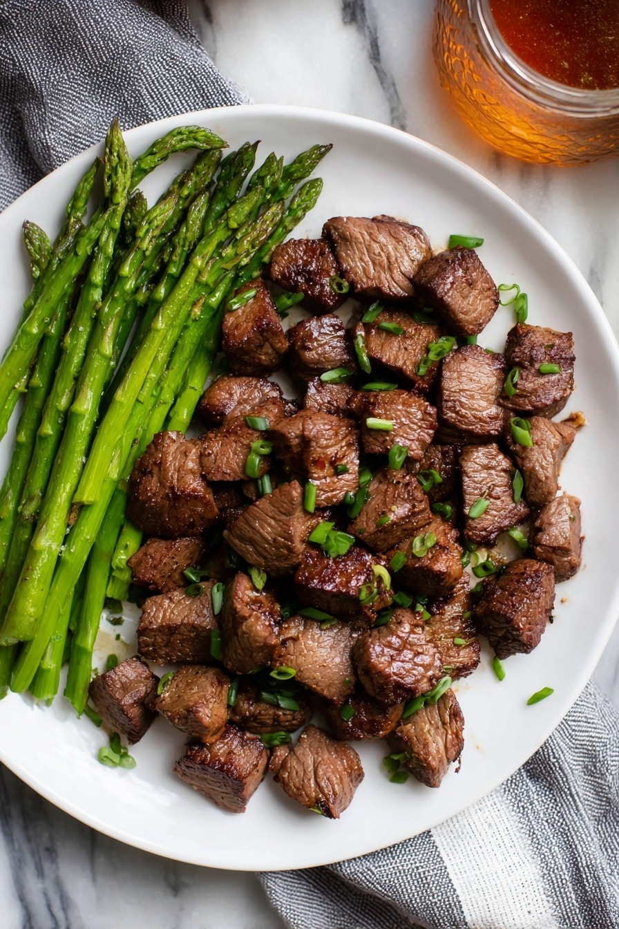Garlic Honey Steak Bites Recipe