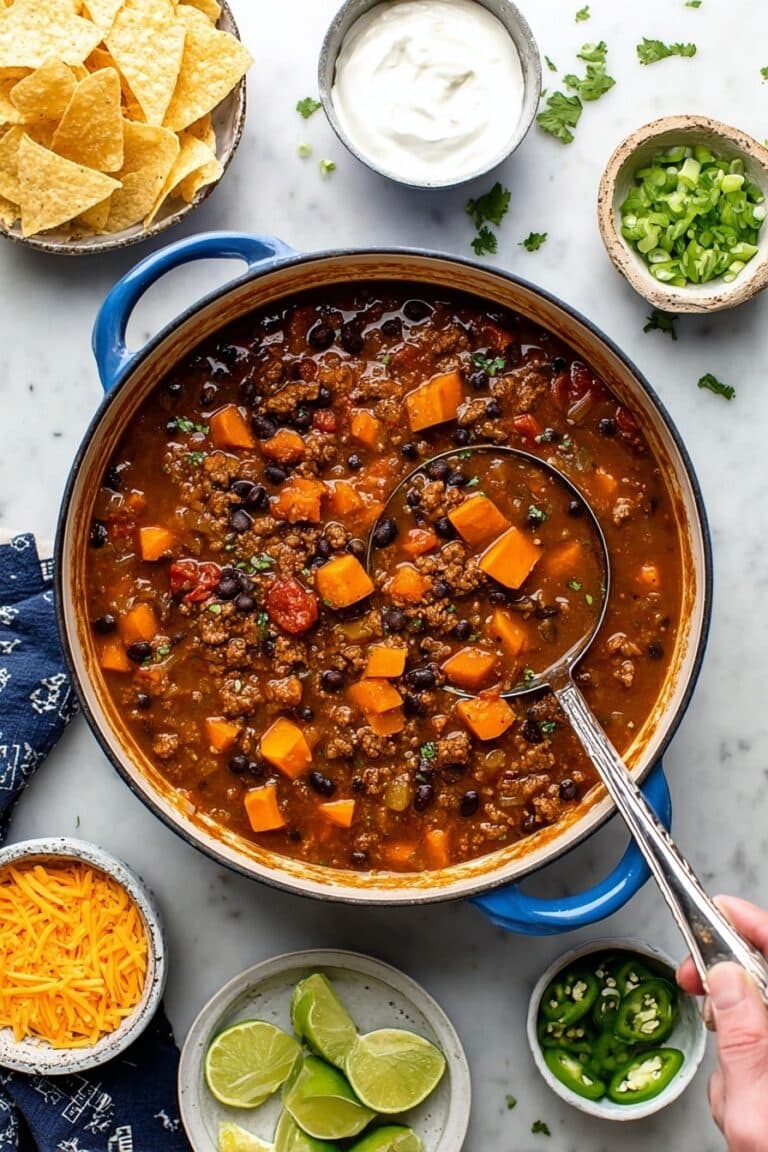 Sweet Potato Black Bean Chili Recipe