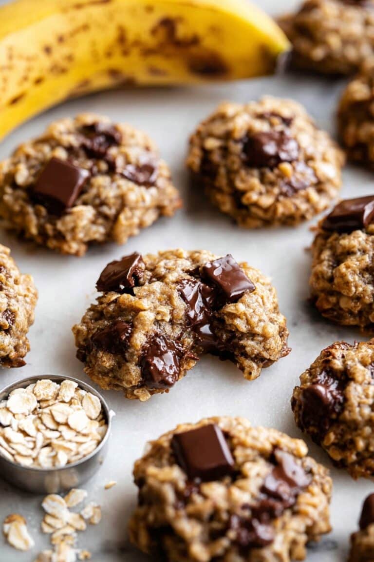 Healthy Banana Oatmeal Cookies Recipe