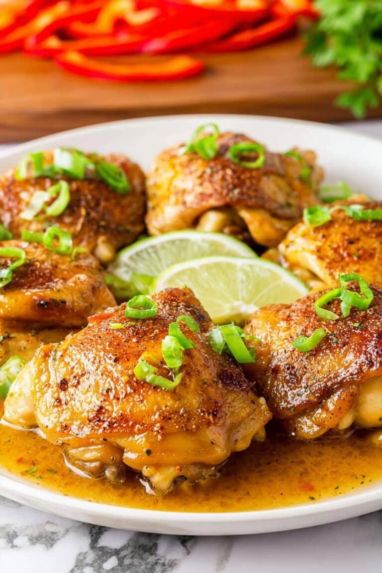 Honey Lime Chicken Thighs Recipe