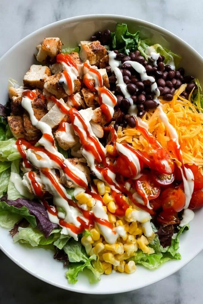 BBQ Ranch Chicken Salad Recipe