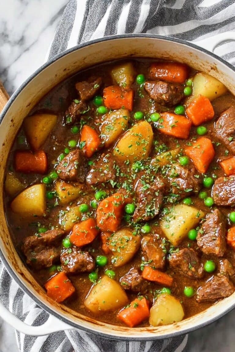 Hearty Beef Stew with Vegetables Recipe