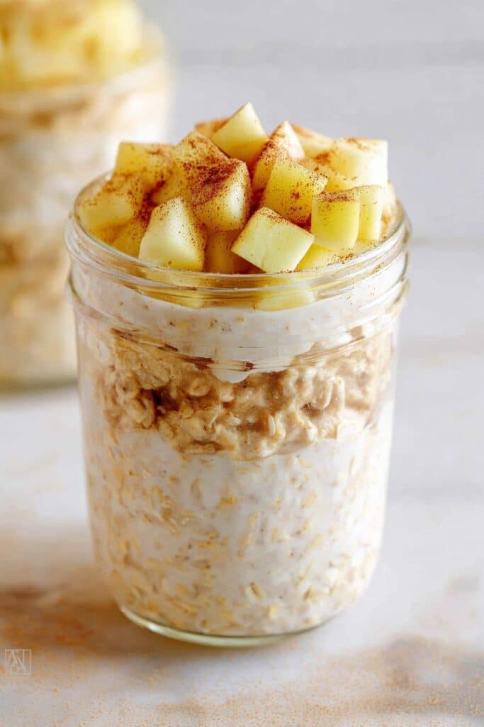 Apple Cinnamon Overnight Oats Recipe