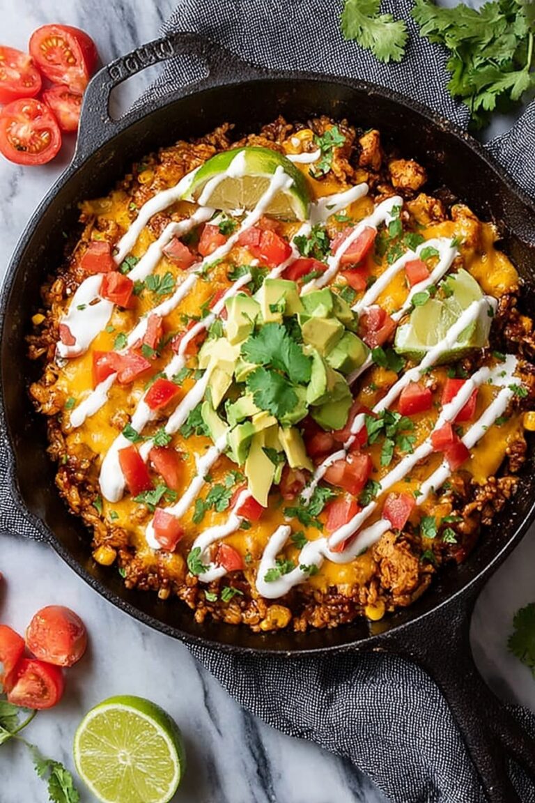 One-Pot Chicken BBQ Rice Recipe