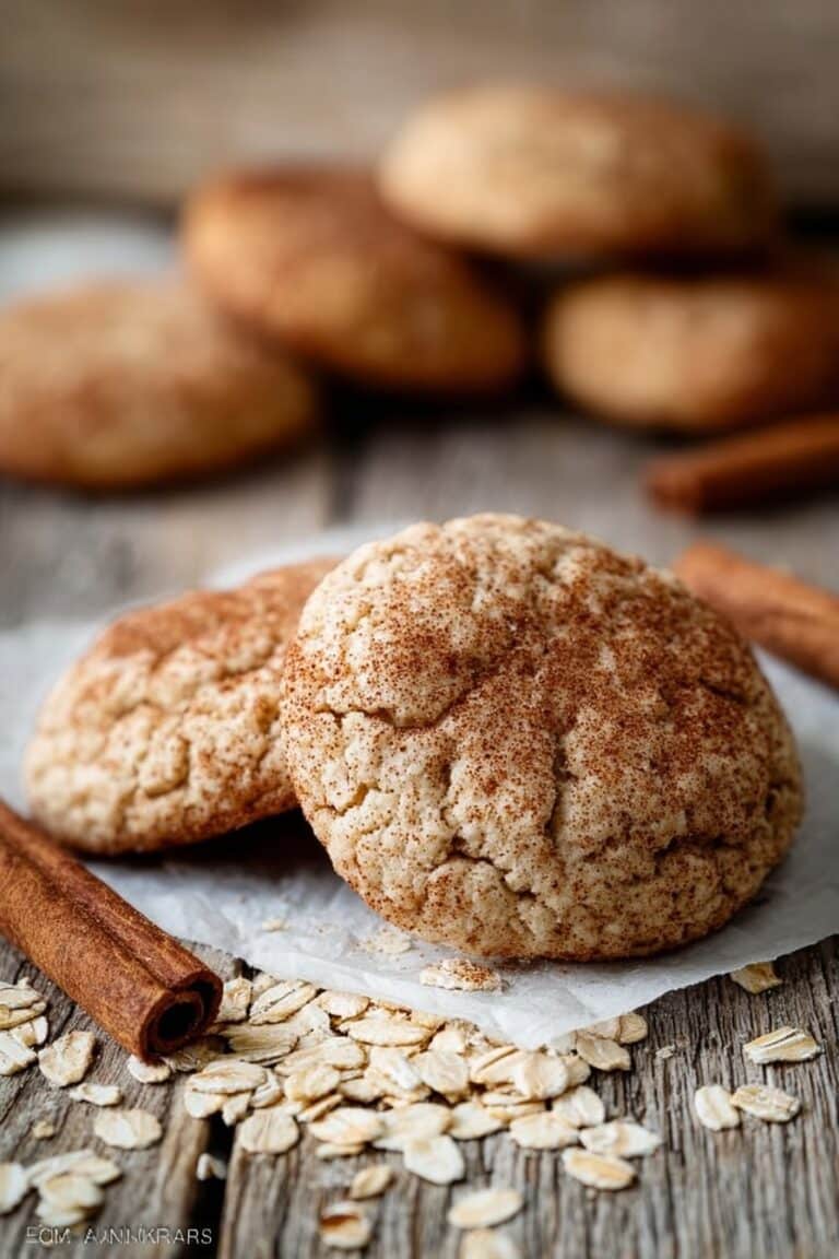 Oatmeal Snickerdoodle Cookies Recipe