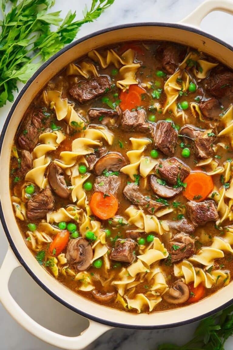 Hearty Beef Noodle Soup Recipe