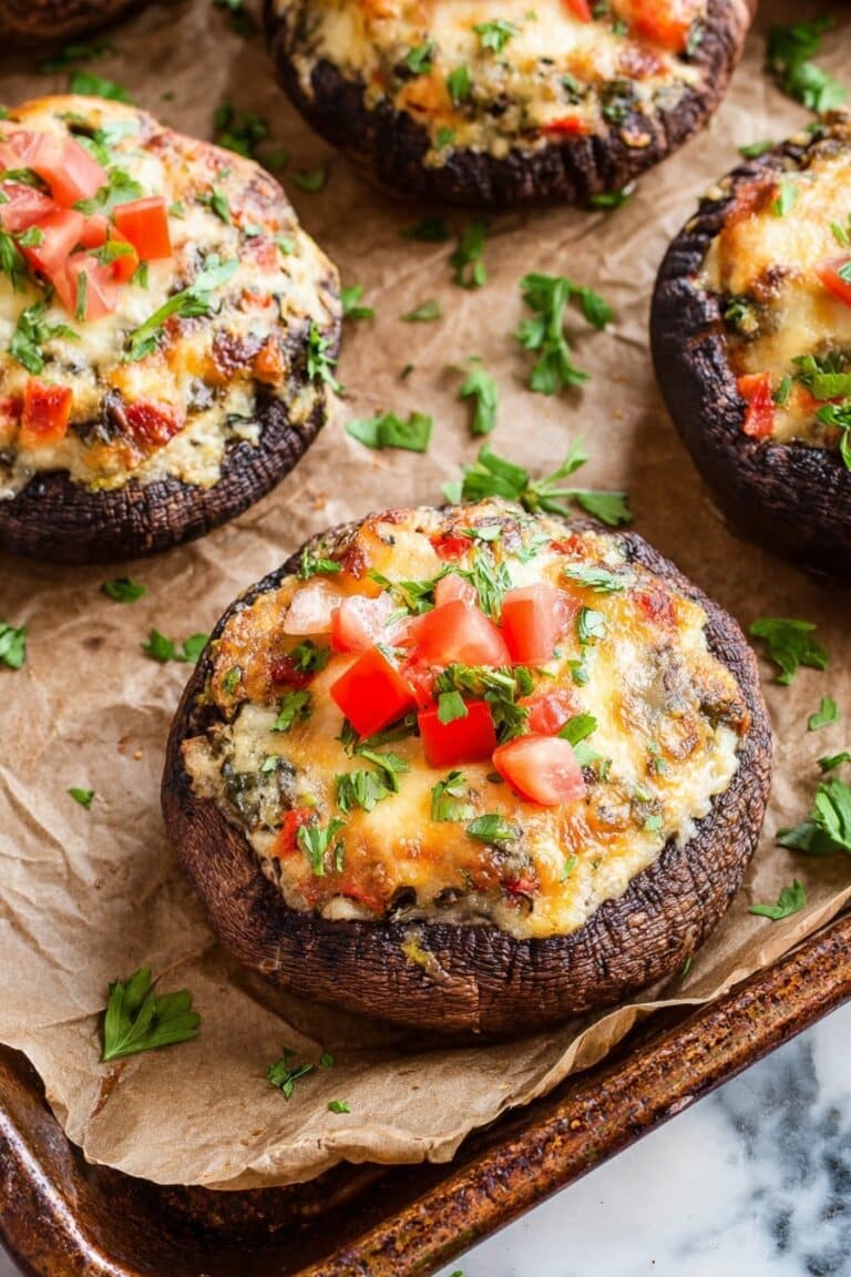 Stuffed Portobello Mushrooms Recipe