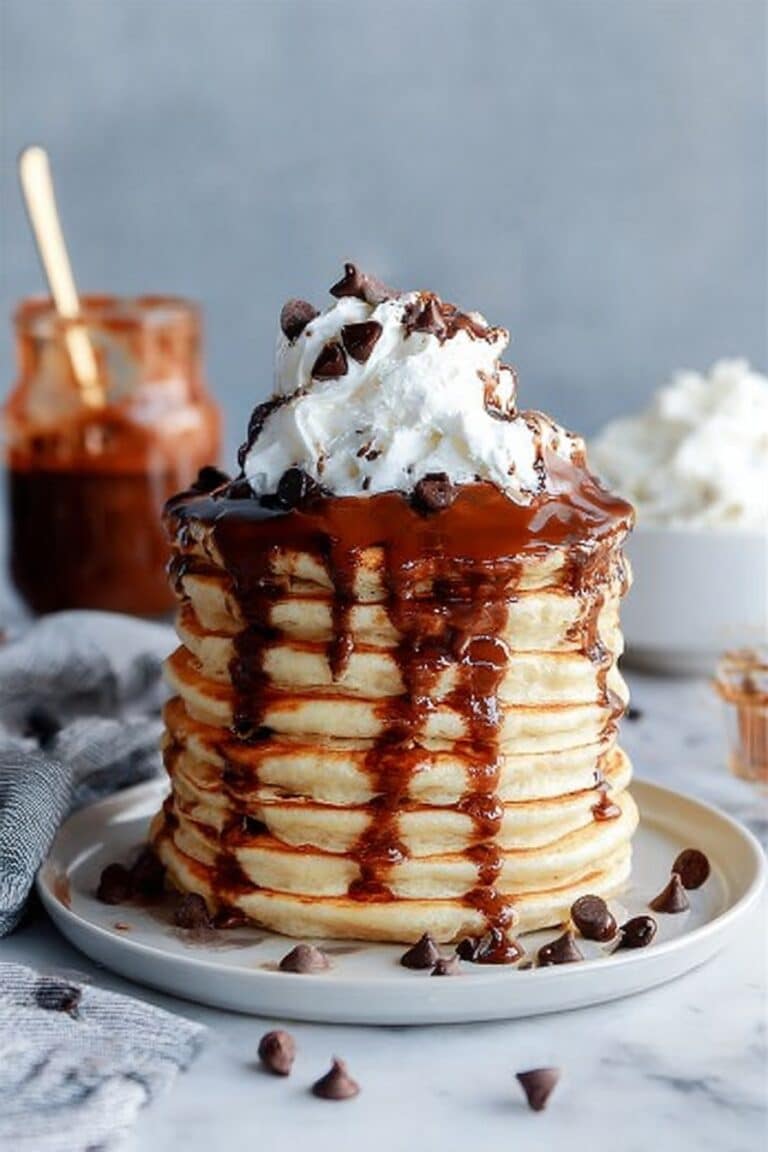 Fluffy Chocolate Chip Pancakes Recipe
