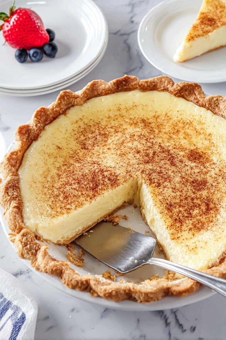Egg Custard Pie Recipe