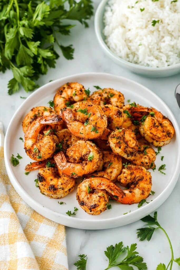 Air Fryer Shrimp with Italian Seasoning Recipe