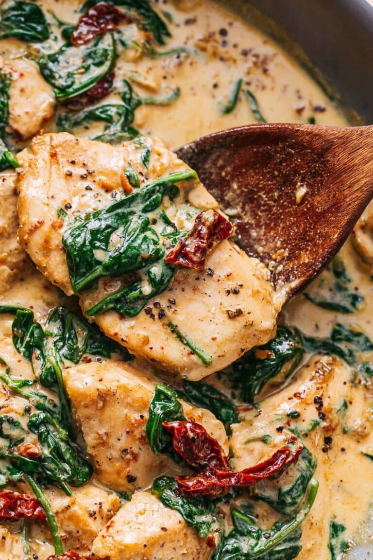Sun Dried Tomato Chicken with Cream Sauce Recipe