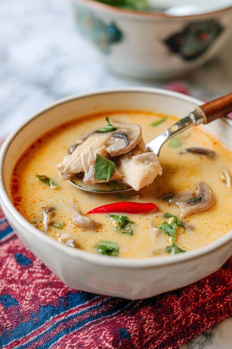 Easy 30-Minute Tom Kha Gai Soup Recipe