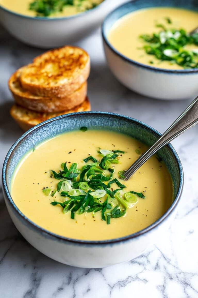 Healthy Potato Soup with Mediterranean Spices Recipe