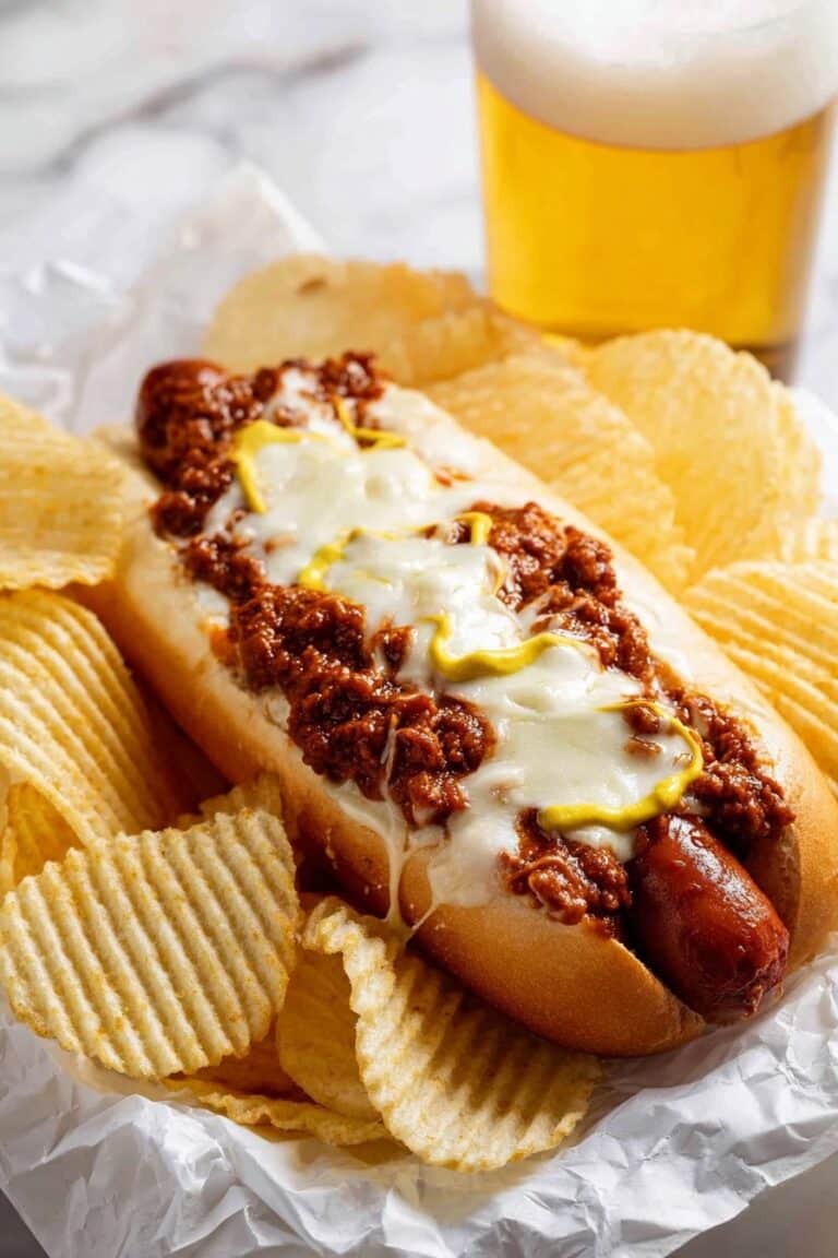 Smoked Sausage Chili Dogs Recipe
