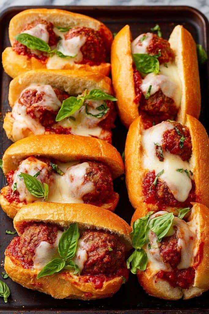 Italian Meatball Sub Sandwiches Recipe