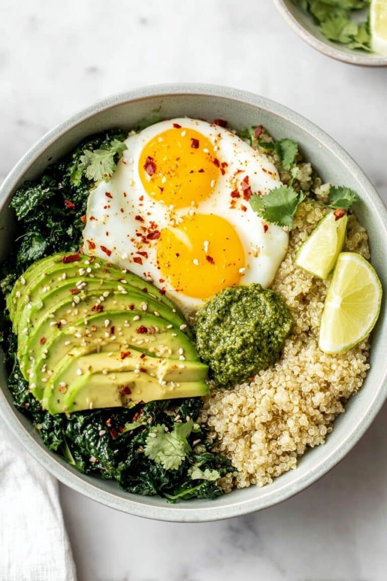 Savory Quinoa Breakfast Bowl Recipe