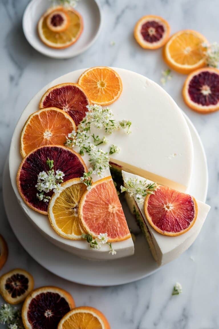 Orange Chocolate Cake with Blood Orange Buttercream Recipe