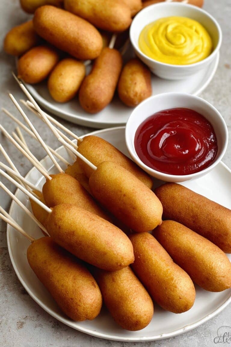 Easy Homemade Mini Corn Dogs Recipe