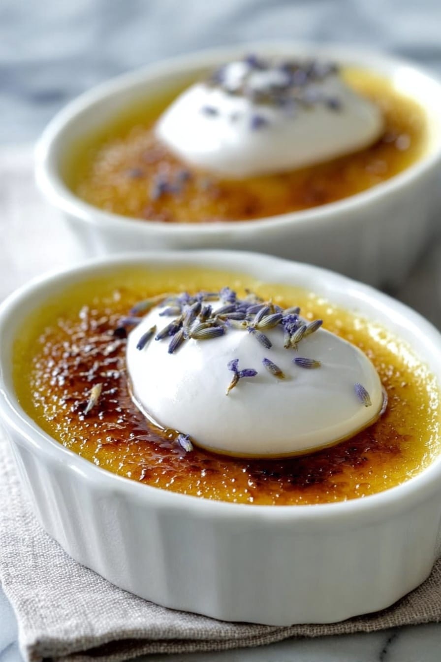 Lavender Honey Crème Brûlée Recipe