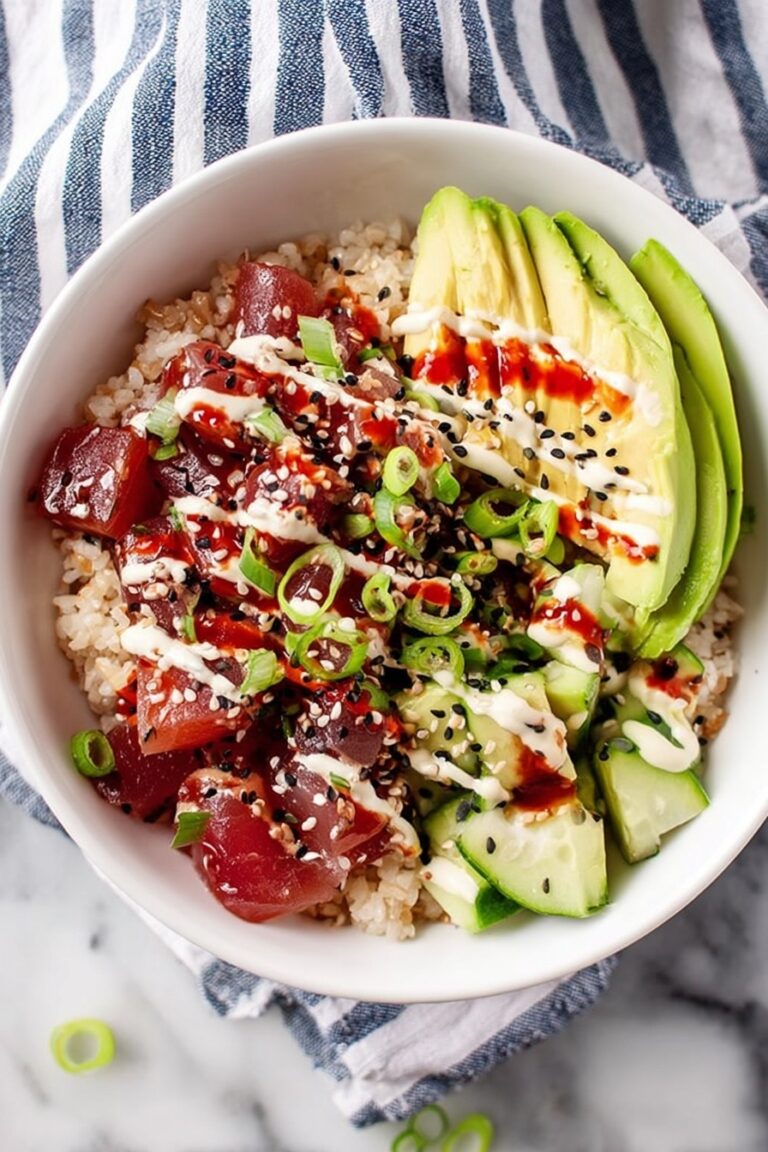 Spicy Tuna Poke Bowl Recipe