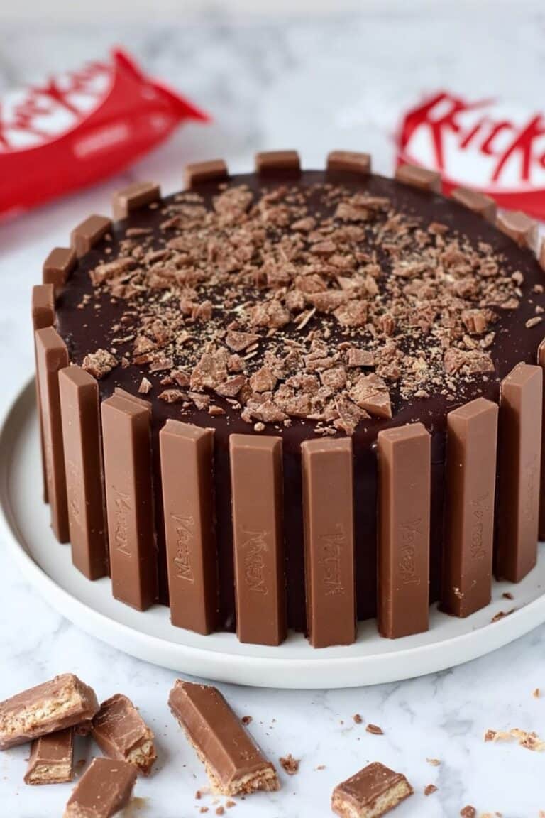 No-Bake KitKat Cheesecake Recipe