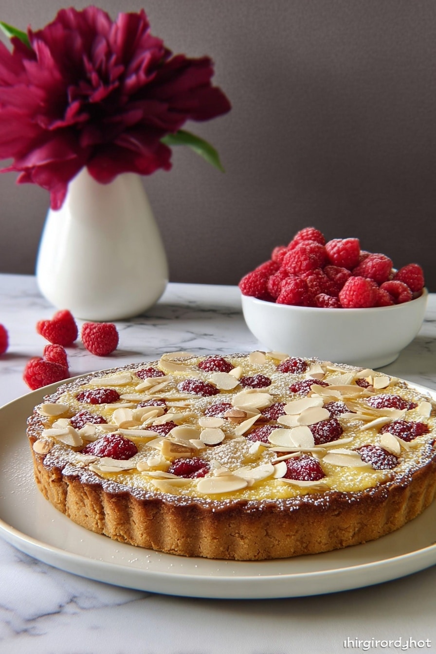 Raspberry Almond Frangipane Tart Recipe